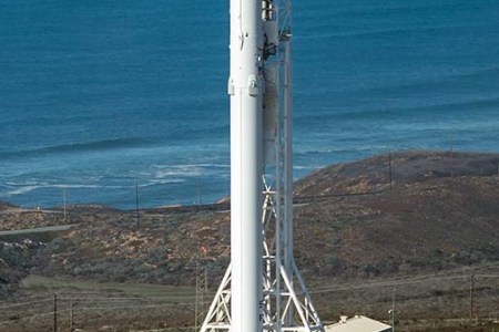 VANDENBERG AFB, CA - JANUARY 16: In this handout provided by the National Aeronautics and Space Administration (NASA), the SpaceX Falcon 9 rocket is seen at Vandenberg Air Force Base Space Launch Complex 4 East with the Jason-3 spacecraft onboard January 16, 2016 in California. Jason-3, an international mission led by the National Oceanic and Atmospheric Administration (NOAA), will help continue U.S.-European satellite measurements of global ocean height changes. (Photo by Bill Ingalls/NASA via Getty Images)