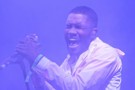 MANCHESTER, TN - JUNE 14:  Artist Frank Ocean performs during the 2014 Bonnaroo Music & Arts Festival on June 14, 2014 in Manchester, Tennessee.  (Photo by Jason Merritt/Getty Images)