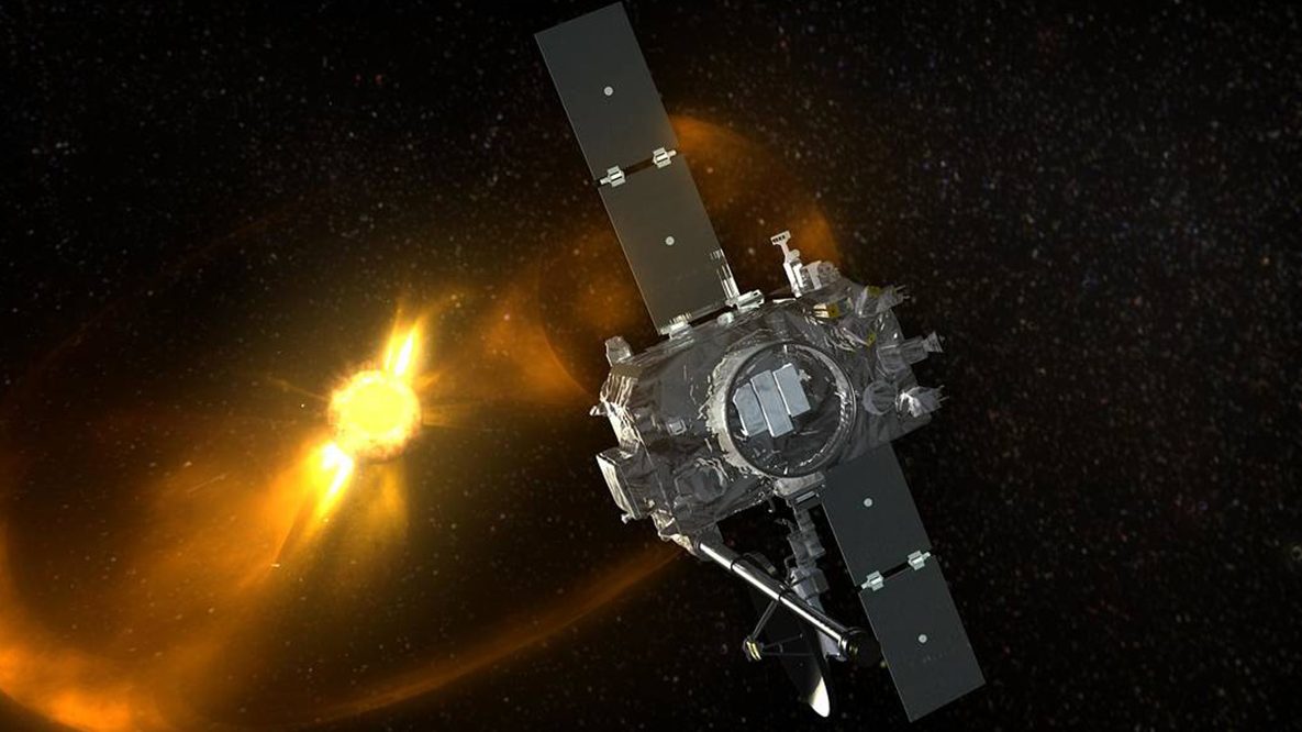 Artist rendition of STEREO spacecraft (NASA)