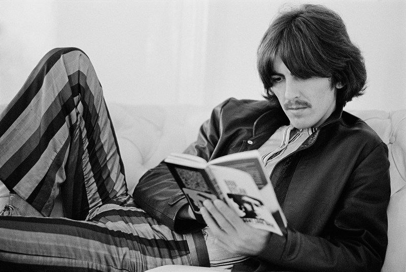 PIC BY BARON WOLMAN / CATERS NEWS - (PICTURED:George Harrison) - Legendary music photographer Baron Wolman has released a collection of iconic photographs in time for Woodstocks 47th anniversary. To mark the hippie festival, the rock photojournalist is showcasing a retrospective of his career from the Rolling Stone Magazines archive - including an unseen shot of Janis Joplin, taken in 1968. Other famous photographs on display in Mr Musichead Gallery include 300,000 Strong, which was taken during The Woodstock Festival, August 1969. SEE CATERS COPY