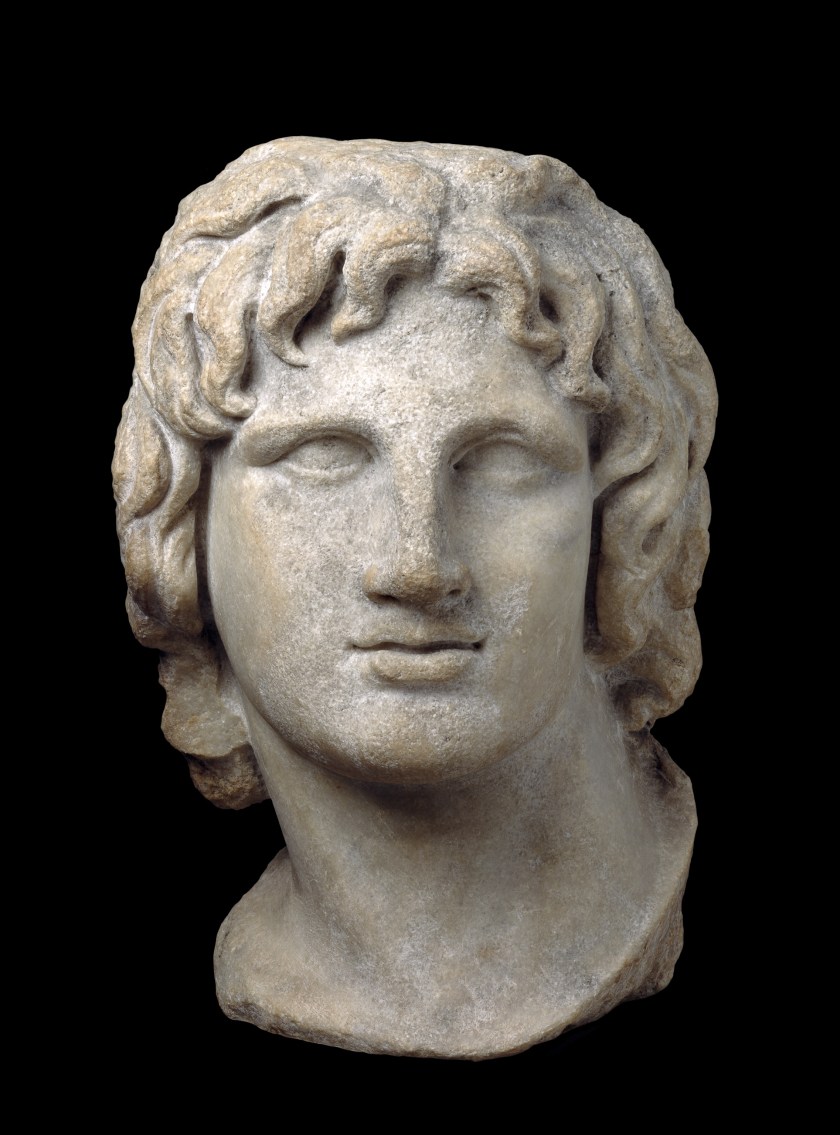 Youthful posthumous portrait of Alexander the Great 2nd-1st c. BC; from Alexandria (The Trustees of the British Museum)