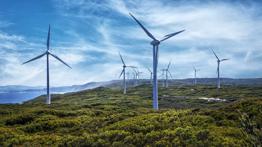 Wind Turbines on a Wind Farm in Australia (RooM/Getty Images)