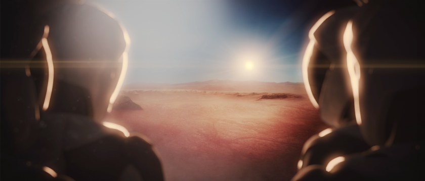 Concept rendering showing the crew inside of the ITS once on Mars (Space X)