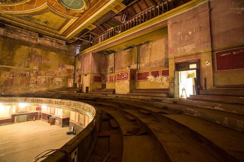 LONDON, ENGLAND - MARCH 31: A general view of the theatre of Alexandra Palace before a new phase of work commences as part of a regeneration plan at Alexandra Palace on March 31, 2014 in London, England. (Photo by Tim P. Whitby/Getty Images)