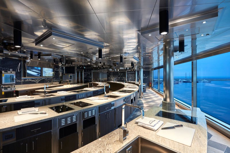 Culinary arts kitchen (Norwegian Cruise Line)