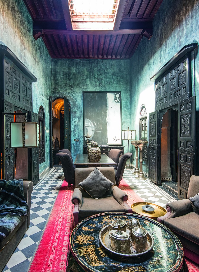 The Blue Suite at Dar Darma in Marrakech, Morrocco (EightyFourRooms/teNeues)