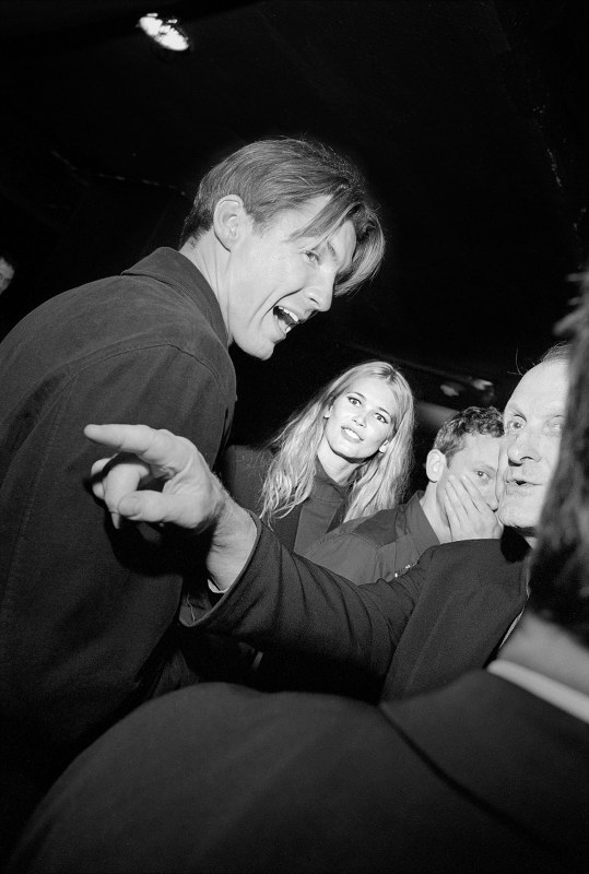 Claudia Schiffer at the premiere of Aida on Broadway, NYC, 2000 (Miles Ladin)