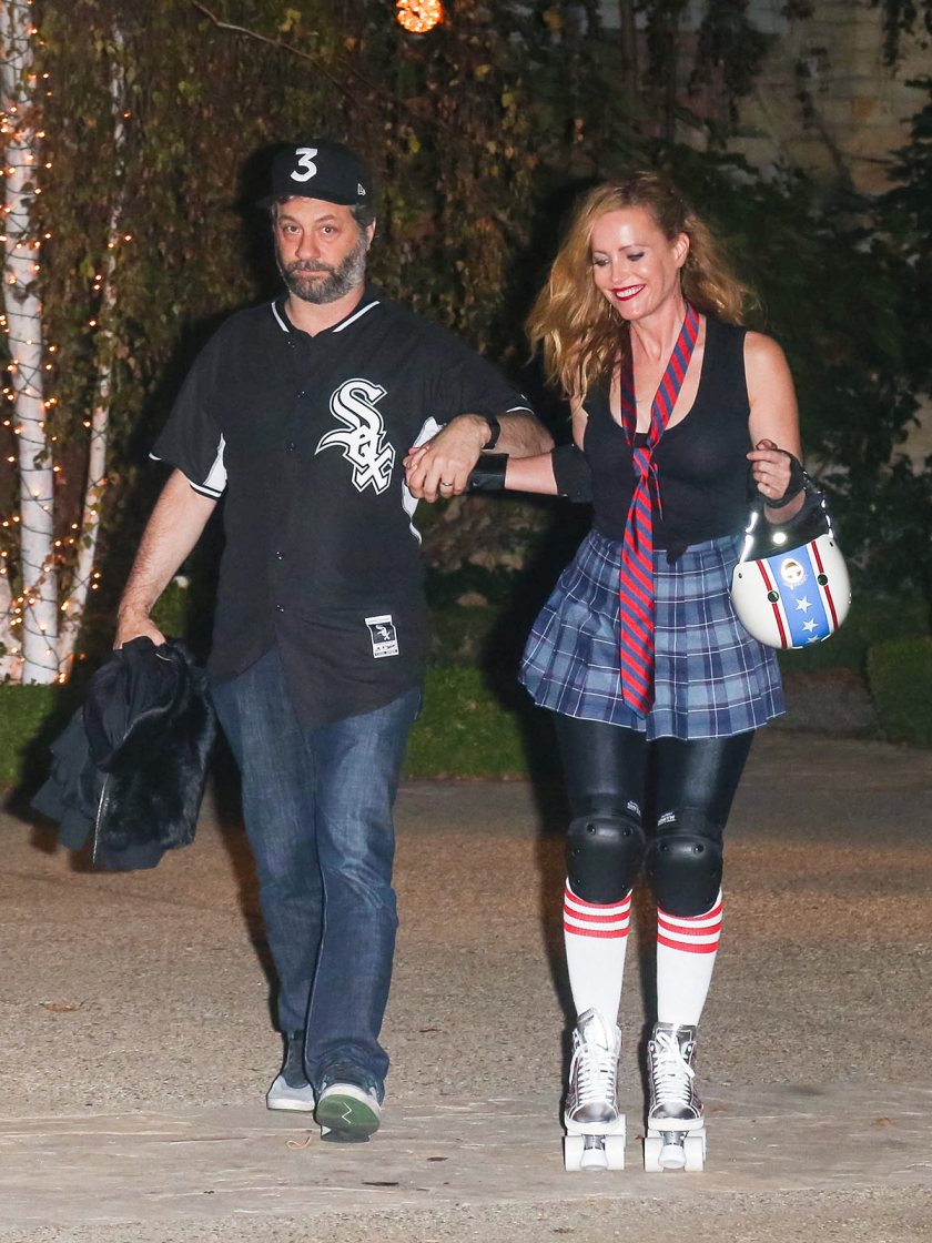 Judd Apatow and Leslie Mann (Getty)