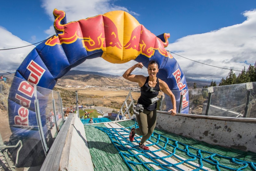 A competitor makes her way up the hill at Red Bull 400, in Park City, UT, USA on 24 September, 2016. (David Martínez Moreno / Red Bull Content Pool)