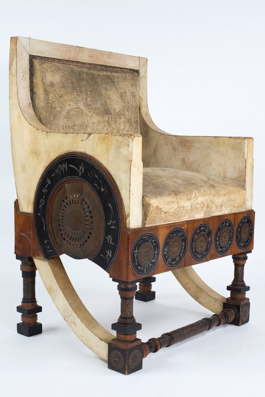 1900 Throne by Carlo Bugatti (Courtesy of The Petersen Automotive Museum)