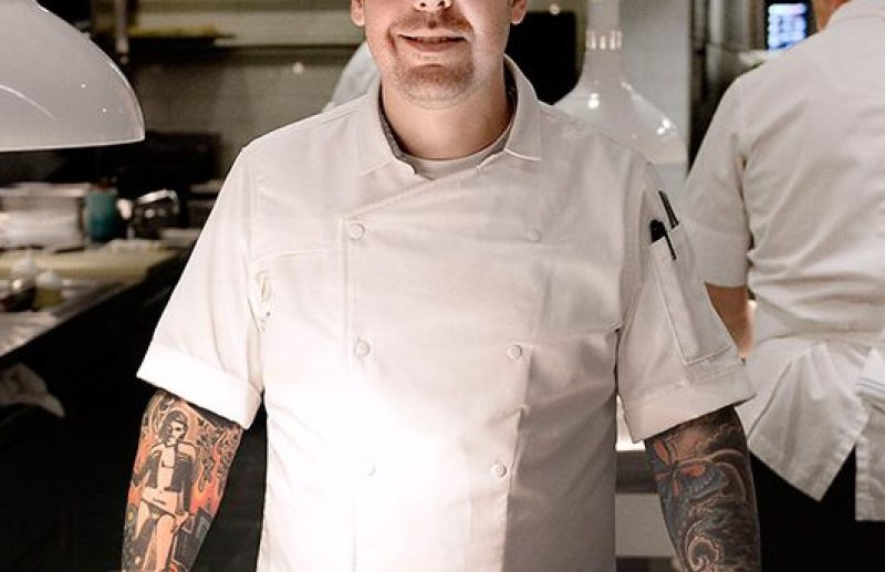 Chef Aaron Silverman, from Rose's Luxury and Pineapple And Pearls restaurants, poses inside Pineapple And Pearls' kitchen on September 21, 2016, in Washington, DC. / AFP / Olivier Douliery (Photo credit should read OLIVIER DOULIERY/AFP/Getty Images)