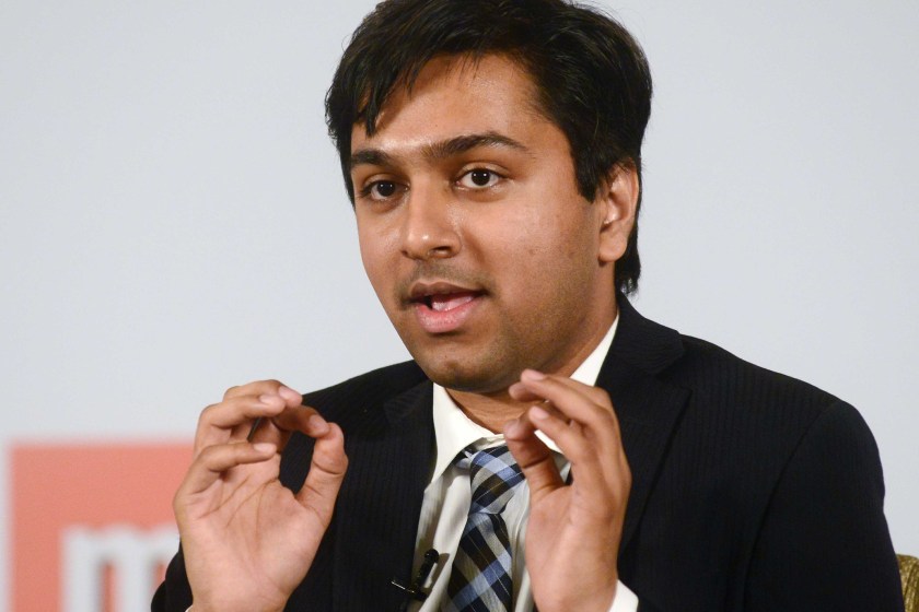 Saket Modi, Co Founder and CEO Of Lucideus Technolgy, speaking at Mint Cash to Digital Summit on November 6, 2015 in New Delhi, India. (Photo by Ramesh Pathania/Mint via Getty Images)