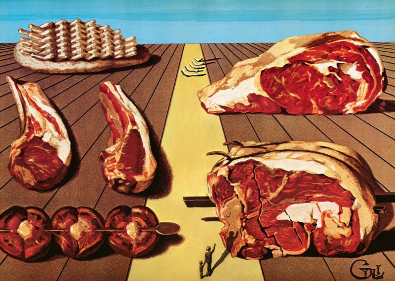 Salvador Dali's surrealist cookbook Les Diners de Gala (Taschen)