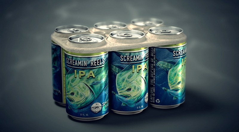 Saltwater Brewery fish edible drink can rings (Saltwater Brewery/Solent New/REX/Shutterstock) 