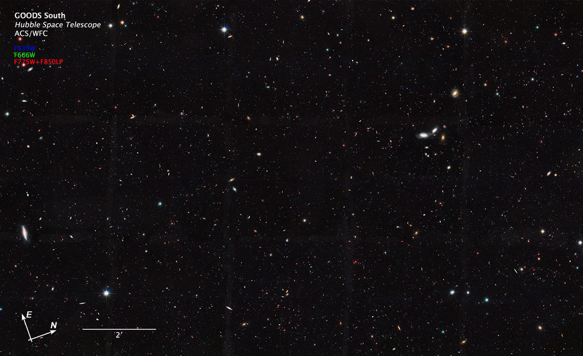 An image created using data from the Hubble Space Telescope (University of Massachusetts, Amherst)