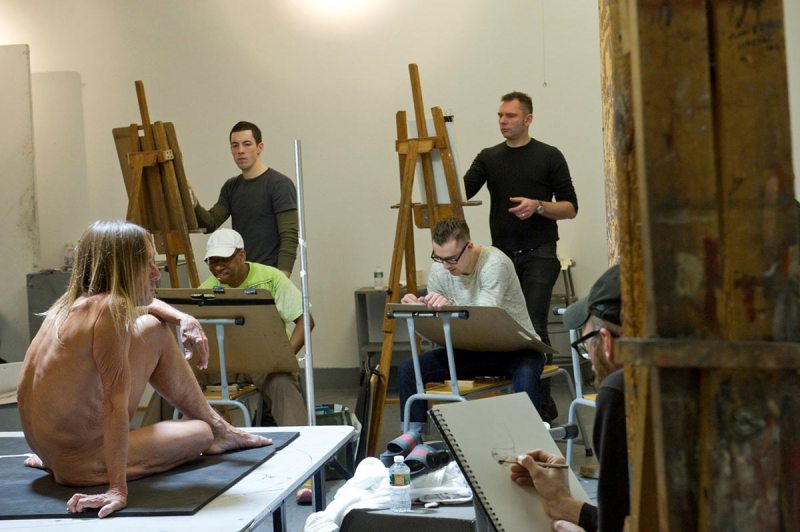 Iggy Pop Life Class by Jeremy Deller (Courtesy of Brooklyn Museum)