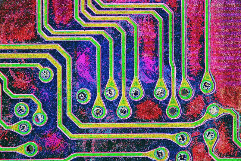 USA: Feature Rates Apply Mandatory Credit: Photo by SpikeWalker/RPS/Bournemouth/REX/Shutterstock (6047461s) Soldered connections on a computer memory stick Microscope images of creatures, vitamins, crystals, UK - Sep 2016 *Full story: http://www.rexfeatures.com/nanolink/srsr These incredible microscopic images of creatures, vitamins, crystals and even a fetus are to be recognised with an award from the Royal Photographic Society. Spike Walker has been fascinated by photomicrography since he got his first microscope just after the conclusion of the Second World War, when he was about 12-years-old. Now his life's passion is to be recognised with a Scientific Imaging Award from one of the world's oldest and prestigious photographic societies. The accolade is given to an individual for a body of photography which promotes public knowledge and understanding. The RPS said Spike's decades of work and immeasurable contribution to the field make him the perfect recipient.