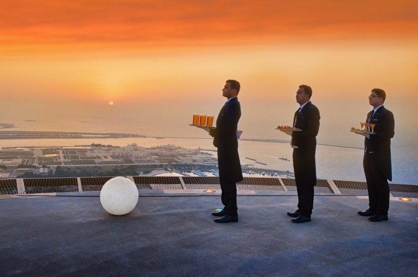 Hotel staff awaits your request atop the roof (Courtesy Starwood Hotels)