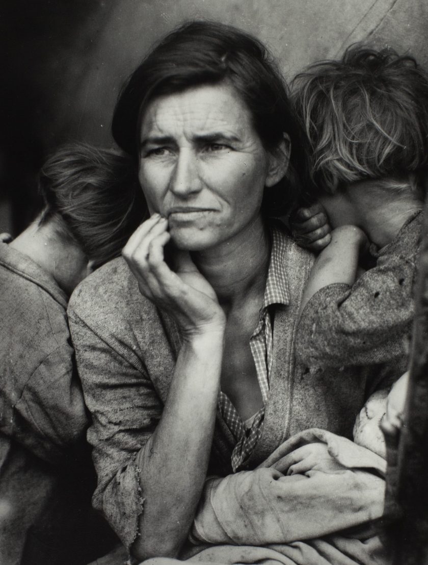 "Migrant Mother" by Dorothea Lange, 1936 (The Sir Elton John Photography Collection)