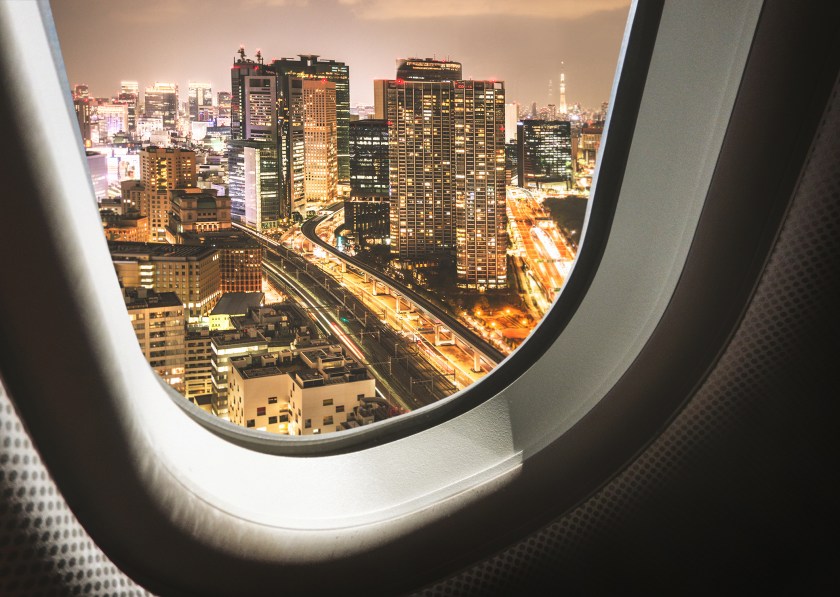 Tokyo skyline from the airplane (Getty Images)