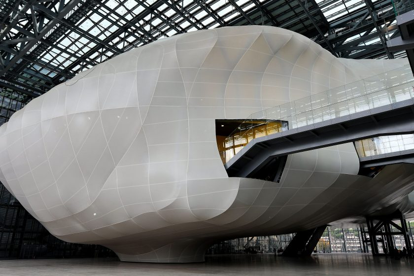 A picture shows the new Rome's Convention center named "The cloud" ("La Nuvola" in Italian) designed by Italian architect Massimiliano Fuksas on October 19, 2016 in the Eur business district in Rome. The congress center was inaugurated on October 29, 2016. (Alberto Pizzoli/AFP/Getty Images)