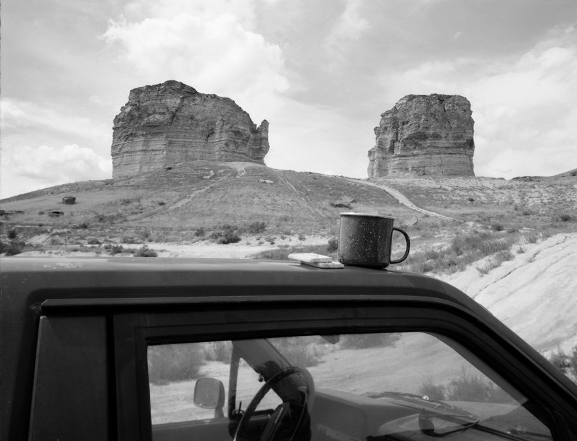 Tea Break at Teapot Rock by Mark Klett in1997