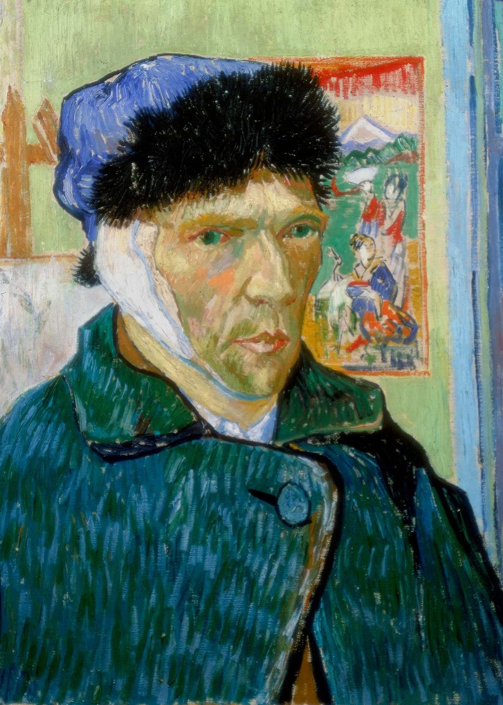 'Self-Portrait with Bandaged Ear,' 1889, by Vincent Van Gogh (1853-1890). (Art Media/Print Collector/Getty Images)