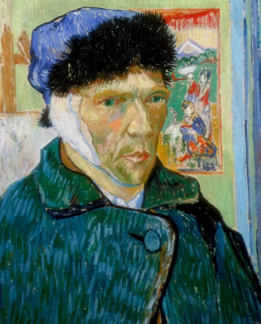 'Self-Portrait with Bandaged Ear,' 1889, by Vincent Van Gogh (1853-1890). (Art Media/Print Collector/Getty Images)