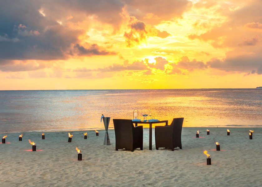 A private dinner on the beach can be arranged easily (Courtesy W Maldives)