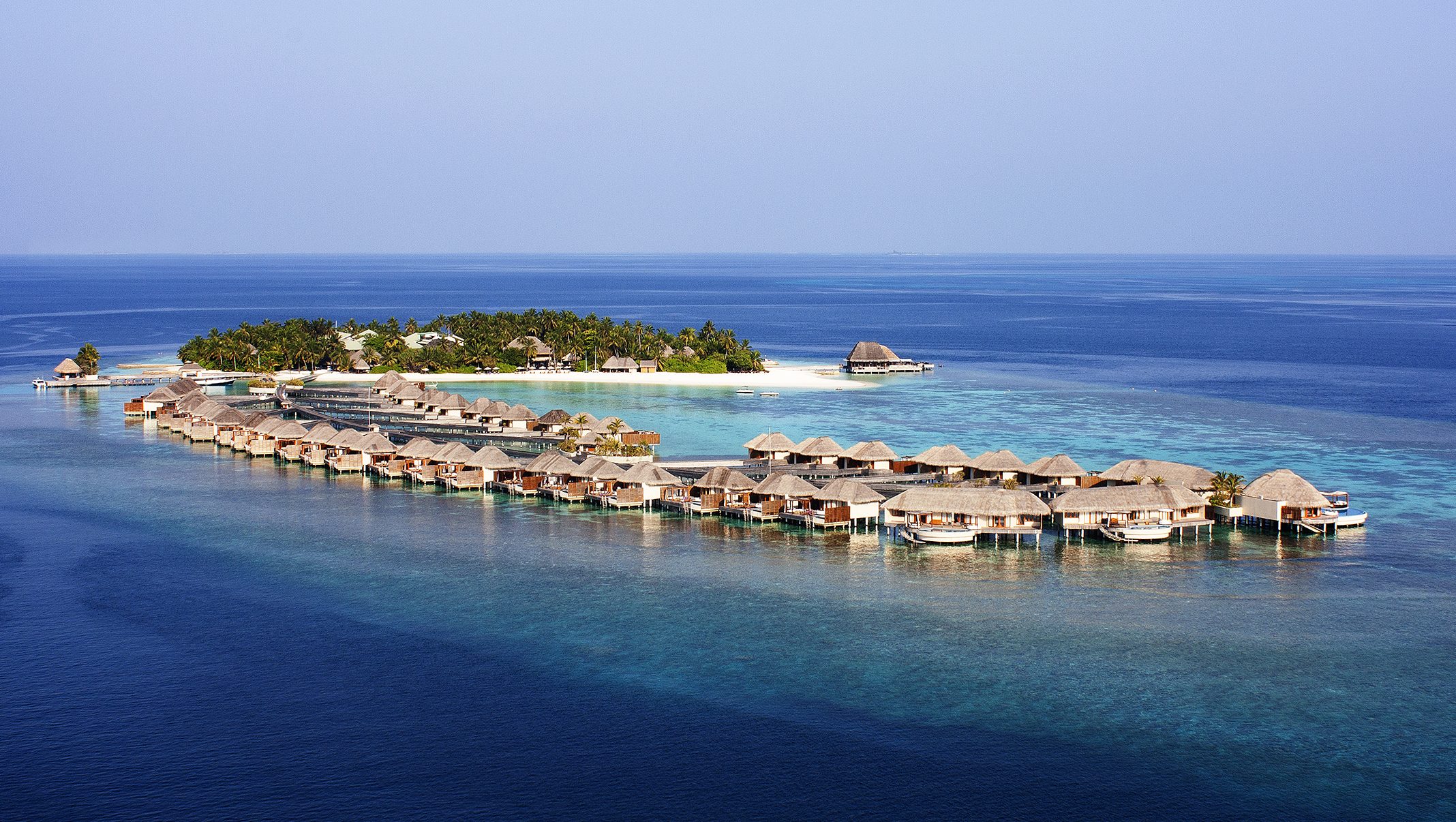 The Retreat Jetty greets you upon approach to W Maldives (Courtesy W Maldives)