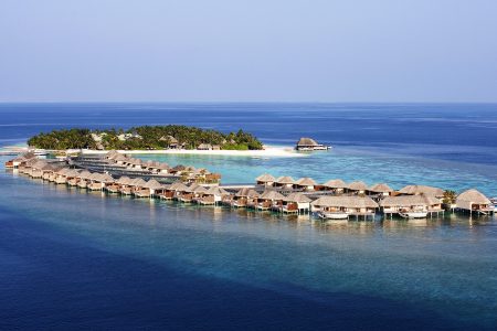 The Retreat Jetty greets you upon approach to W Maldives (Courtesy W Maldives)