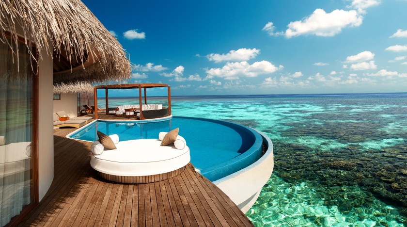 The Extreme Wow Ocean Haven comes with a private pool (Courtesy W Maldives)