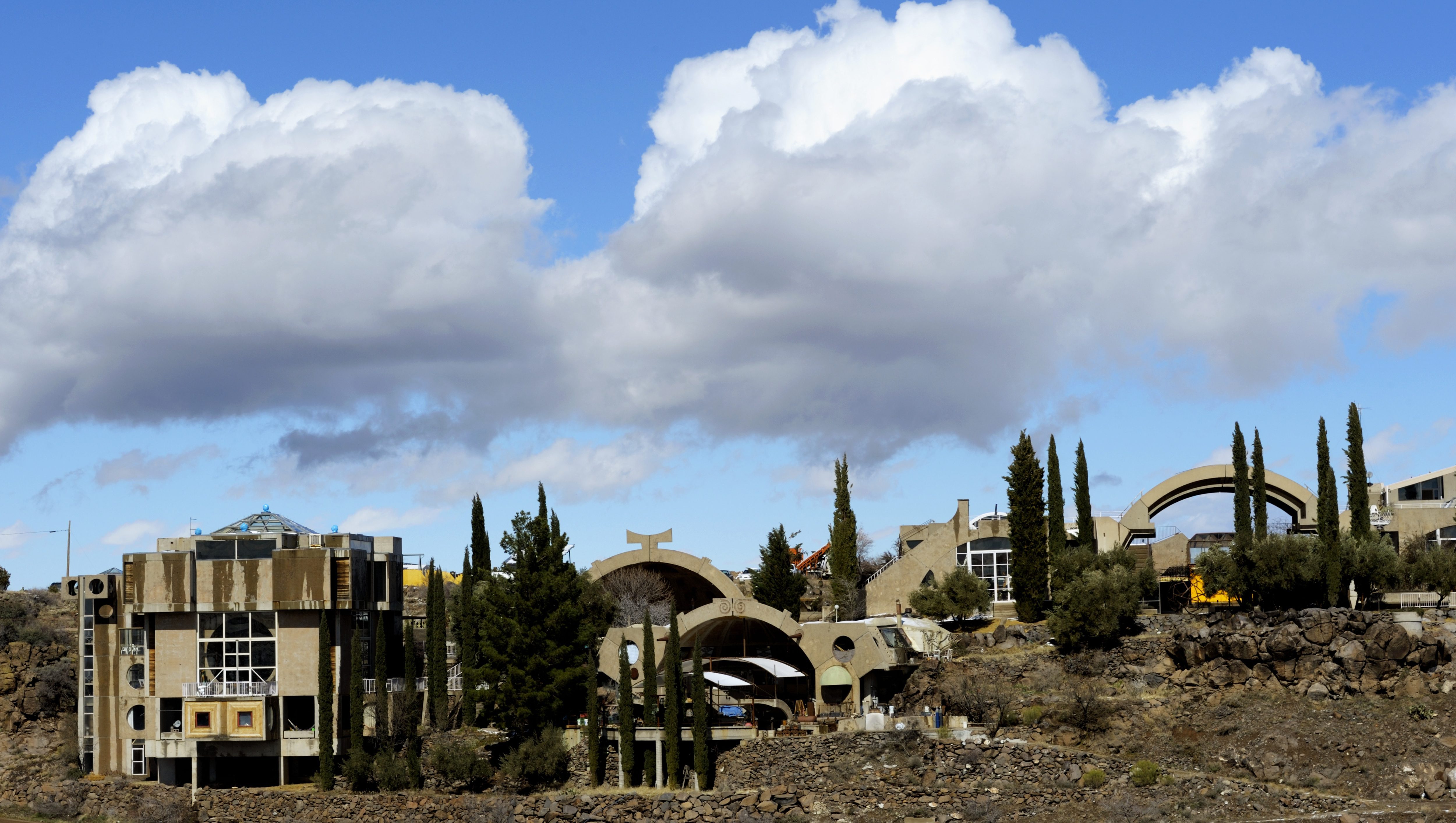 Arcosanti, pictured in 2011. (Wolfgang Kaehler/LightRocket via Getty Images)