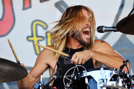 Taylor Hawkins performs with his band 'Chevy Metal' at Jack FM's 11th Show at Irvine Meadows Amphitheatre on September 23, 2016 in Irvine, California. (Jerod Harris/Getty Images)