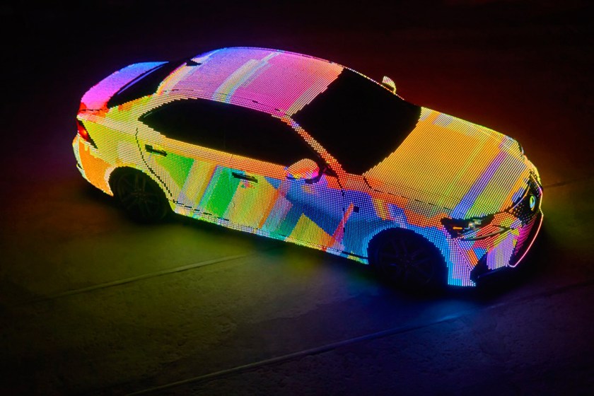 Lexus LIT IS Model Covered in LED Lights