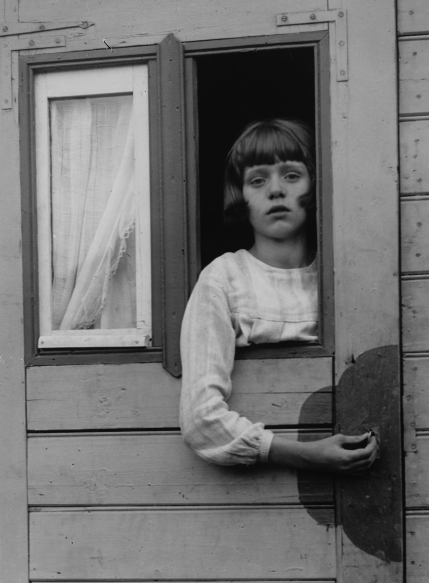 'Young Girl in Circus Caravan,' 1926. (August Sander/The Museum of Modern Art)