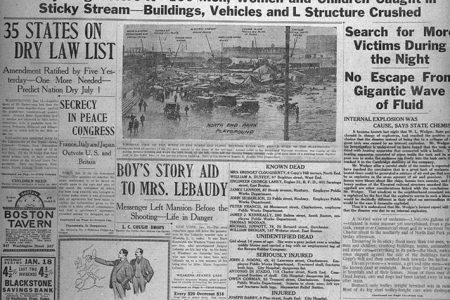 Newspaper coverage of the flood (Wikimedia Commons)