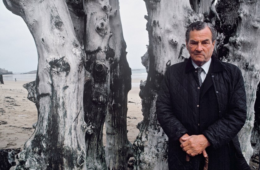 Patrick Leigh Fermor poses while at the Saint Malo Book Fair in Saint Malo,France inMay 1992. (Ulf Andersen/Getty Images)