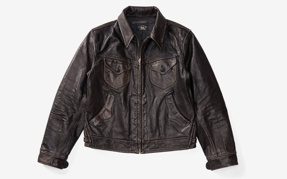 RRL Co Calfskin Jacket