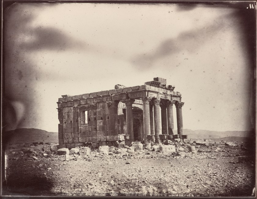 Temple of Baalshamin, , Albumen print by Louis Vignes in 1864. (The Getty Research Institute) 