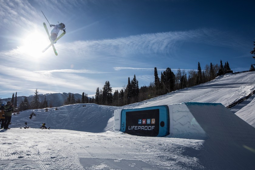 Kelly Sildaru performs during Women's Ski Slopestyle at Winter X 2017 in Aspen, CO on January 29, 2017. (Christian Pondella/Red Bull Content Pool)