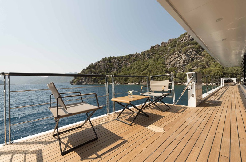 Aquarius wooden superyacht