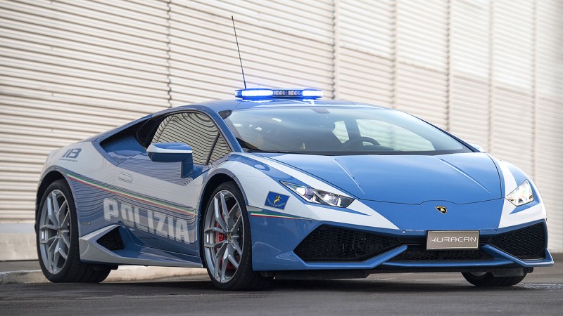 Italian Police Now Drive Lamborghinis