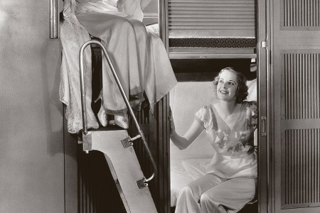 Pullman sleepers with closable berths, 1934 (Bettmann Archive/Getty Images)