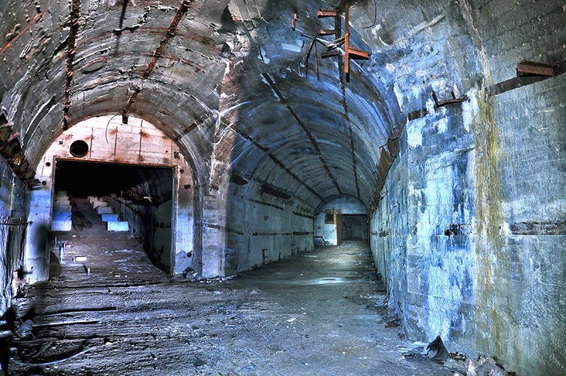 Old Soviet Union hangar for submarines