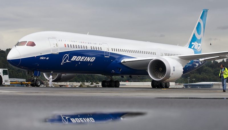 SEATTLE, WASHINGTON - SEPTEMBER 17: A Boeing 787-9 Dreamliner taxis after concluding its first flight September 17, 2013 at Boeing Field in Seattle, Washington. The 787-9 is twenty feet longer than the original 787-8, can carry more passengers and more fuel. (Stephen Brashear/Getty Images)