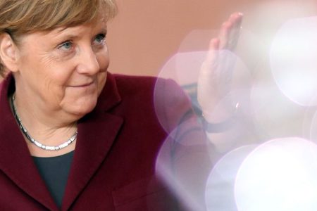 German Chancellor Angela Merkel (CDU) arrives for the weekly German federal Cabinet meeting on April 5, 2017 in Berlin, Germany. High on the meeting's agenda was discussion of policies pertaining to improving legislation concerning social media.  (Photo by Adam Berry/Getty Images)