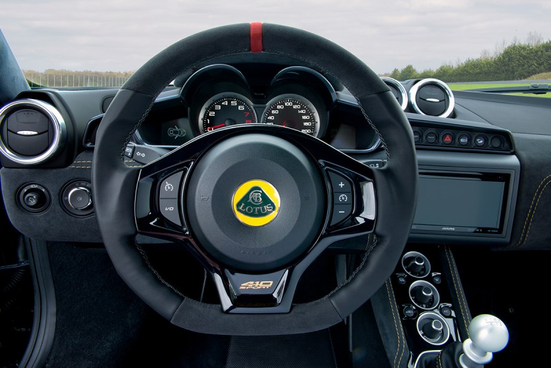 Marvel at the Lotus Evora Sport 410 GP Edition