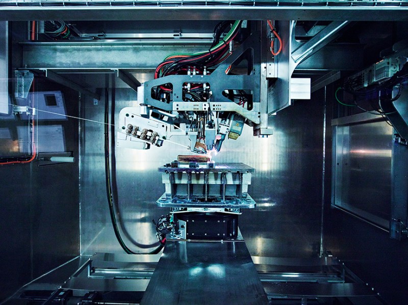 Norsk Titanium's Patented MERKE IV Rapid Plasma Deposition Machine Producing the World's First FAA-Approved, 3D-Printed, Structural Titanium Components for the Boeing 787 Dreamliner (Norsk Titanium AS)