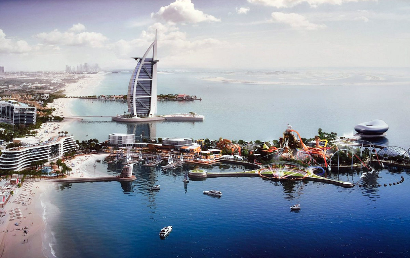 Rendering of Marsa Al Arab